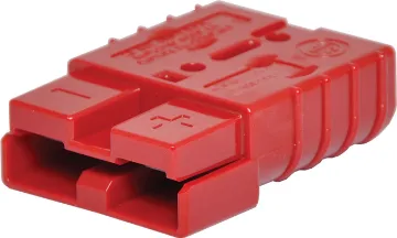 50A 600V Red High Current DC Anderson Style Power Plug Anderson style red 50A DC power connector.