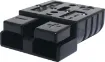 Anderson style black 50A DC power connector.