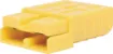 Anderson style yellow 50A DC power connector.