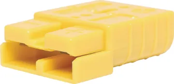 50A 600V Yellow High Current DC Anderson Style Power Plug Anderson style yellow 50A DC power connector.
