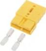 Anderson style yellow 50A DC power connector.