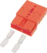 Anderson style orange 50A DC power connector.