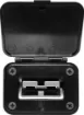 This Anderson Style (SB50 120A type) connector provides easy connection to solar panels and auxiliary batteries/appliances. Snap fit cover provides protection from dust and moisture when not in use. Includes connectors. 