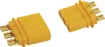 These MR30-M connectors are ideal for use as battery connectors in high current draw applications such as RC LiPo batteries.