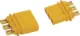 30A 500V MR30M Style High Current DC Connector These MR30-M connectors are ideal for use as battery connectors in high current draw applications such as RC LiPo batteries.