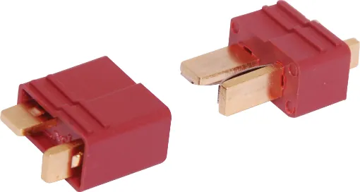 Ideal for use as battery connectors in high current draw applications such as RC&#8200;LiPo batteries. Supplied as plug & socket pair. 60A rated @ 600V DC.
