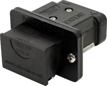 Flush Mount Housing For 50A SB50 Anderson Connectors Trailer Vision TVN-333820-50. This flush mount housing is suitable for use with Anderson SB50 connectors and allows direct mounting to tow bar, bumper or other surface for easy connection and disconnection of Anderson plugs.