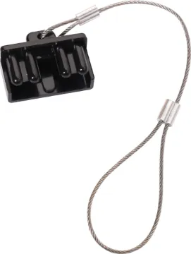 Front Clip On Cover To Suit 50A Anderson Connector This clip on hard plastic cover protects connections on SB50 high current DC Anderson power connectors. Ideal for preventing dust and debris  build up from causing contact corrosion on connections that are not in use.