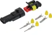 Great for automotive wiring - requires no special crimpers. Use a standard automotive crimper, pliers or solder terminate. 14A rated.