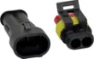 Great for automotive wiring - requires no special crimpers. Use a standard automotive crimper, pliers or solder terminate. 14A rated.