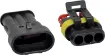 Great for automotive wiring - requires no special crimpers. Use a standard automotive crimper, pliers or solder terminate. 14A rated.