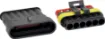 Great for automotive wiring - requires no special crimpers. Use a standard automotive crimper, pliers or solder terminate. 14A rated.