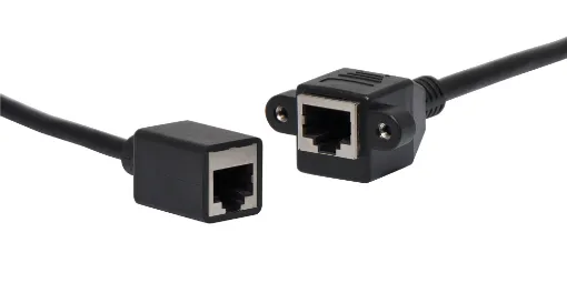 Cat 6A Socket to Cat 6A Socket RJ45 Fly Lead