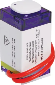 350VA Trailing Edge LED Push Button Dimmer Mechanism These dimmer mechanisms suit standard Clipsal mechanism wallplate recesses and offer LED compatible light dimming with soft start.
