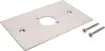 Single gang wallplate with both clipsal and hpm covers. Suit any standard dimension "D" series XLR, HDMI, USB, RCA or RJ connectors. Mounting hole spacing 19W x 24Hmm. 