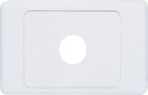 Single gang wallplate with both clipsal and hpm covers to suit our S4030 - S4035 series of panel lamps.