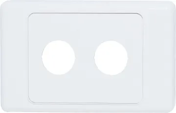 Wallplate For Dual S4030-S4035 Panel Lamps Dual gang wallplate with both clipsal and hpm covers to suit our S4030 to S4035 series of panel lamps.