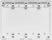 A double width wallplate with matching fascia cover.