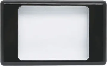 Altronics Clear/Black Dual Cover Blank Wallplate Made from clear plastic, this wallplate can be used in designs which need to have visible monitoring of relay operation, display screens or timers. Two black snap fit covers to suit your installation.