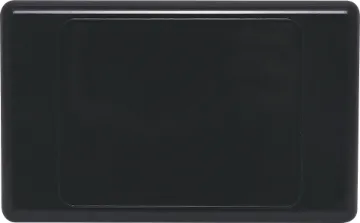 Altronics Dual Cover Black Wallplate Includes two snap fit covers to suit your installation.