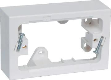 38mm Single Gang HPM Mains Mounting Block 38mm deep.