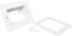 Addresses a common requirement of installing AV or power connections flush to the wall behind cabinets or televisions. Designed for 70 & 90mm cavities. 
185W x 145H x 60Dmm. 
Hole Cut:  166 x 100mm
Wallplate not included.