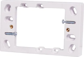 18mm Single Gang Mains Mounting Block 18mm deep