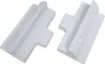 These tough surface mount brackets offer a way to mount solar panels without penetrating the roof of the caravan. They can be attached using a silastic or similar adhesive. 