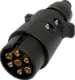 Large 7 Pin Round Trailer Plug A user wireable 7 Pin round trailer plug. Connects to the trailer with a large 7 pin round socket (P8087).
Suitable for use with W4222 7 core trailer cable.