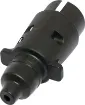 A user wireable 7 Pin round trailer plug. Connects to the trailer with a large 7 pin round socket (P8087).
Suitable for use with W4222 7 core trailer cable. 