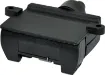 Replacement 7 pin flat trailer socket for chassis mounting to vehicle. Suitable for use with 7 core trailer cable (W 4222). 