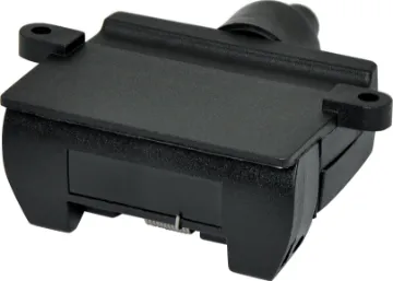 7 Pin Flat Trailer Socket Chassis Mount Replacement 7 pin flat trailer socket for chassis mounting to vehicle. Suitable for use with 7 core trailer cable (W 4222).