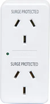 Mains Double Adaptor With Surge Protection Maximise the flexibility of your powerpoint with this double adaptor.