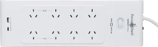 This powerboard will protect your home and office electronics from dangerous surges and spikes and is ideal for charging mobiles, laptops and other small USB powered devices.