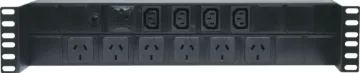 Rack Mounted Surge Protected 10 Way Power Board  The neat solution to supplying mains power to your mounted equipment.