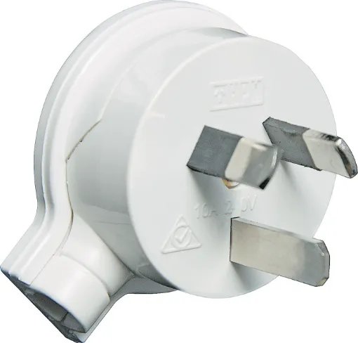 10A Rated. Side Entry Plug.