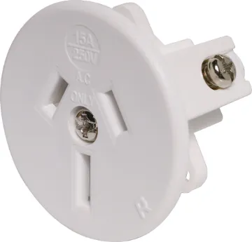 3 Pin 15A Flush Mount Mains Socket (Rear Wire Entry) Suits panel thickness 1.0 to 3.0mm.
Mounting depth &tilde 26mm. 10A rated.
White only.