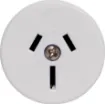 Suits panel thickness 1.0 to 3.0mm.
Mounting depth &tilde 26mm. 10A rated.
White only.
