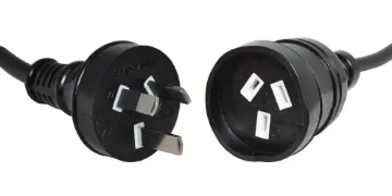 10m Black Heavy Duty Mains Extension Power Cable Heavy duty black plugs and lead. 10m