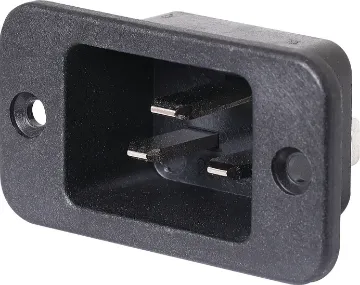 C20 Male Socket Chassis Mount 16A IEC 16A 240VAC