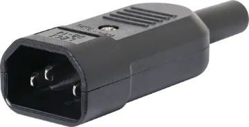 10A IEC Line Plug C14 Male   SAA Approved. IEC C14 Male