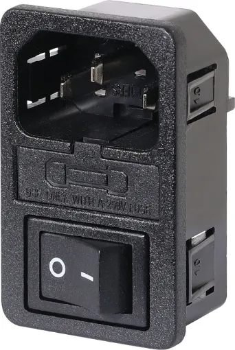 Panel cutout 28 x 48mm. Suits 1mm Chassis.
10A 240VAC
Suits M 205 fuse