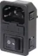 C14 Male Socket Chassis Snap-In Fused Switched 10A IEC Panel cutout 28 x 48mm. Suits 1.5mm Chassis.
10A 240VAC
Suits M 205 fuse