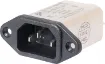 6A 240VAC with EMI Filter. 6.3mm lugs.