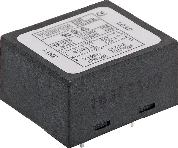250V 10A Mains PCB Mount EMI Filter 6A 240VAC  with EMI Filter & Fuse.
