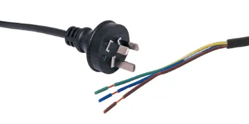 2m 7.5A 3 Pin Black Bare Ends Mains Power Cable This 3 pin mains power cord is designed for use by OEM's and installers to connect to mains powered equipment. It is fitted with 3 pin mains plug and pre-stripped bare ends. Rated to 7.5A.
