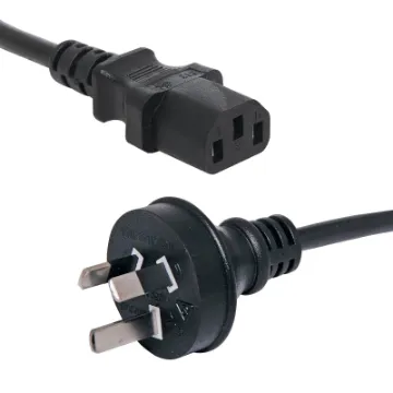 2m IEC C13 10A 3 Pin Black Appliance Mains Power Cable IEC Female to 3 Pin 2m. Energy authority approved