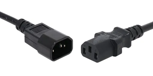 IEC Female to IEC Male 2m. Energy Authority approved