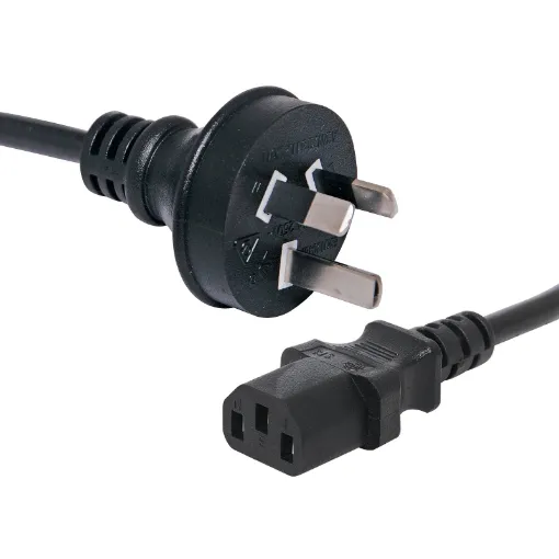 IEC Female to 3 Pin 0.5m. Energy authority approved