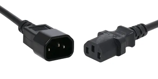 IEC Female to IEC Male 0.75m. Energy Authority approved